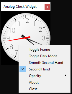 Analog Clock screenshot